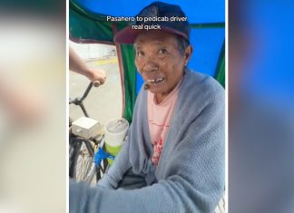 Passenger’s Kind Gesture To Elderly Pedicab Driver Wins Hearts Online